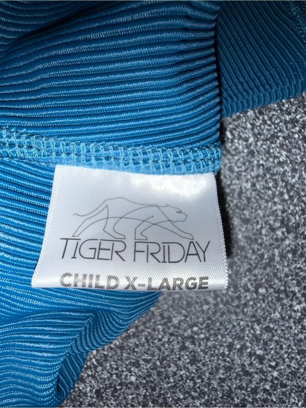 Tiger Friday Ruth Dance 3 Piece Set Teal Size Child X-Large, Bralette,Shorties